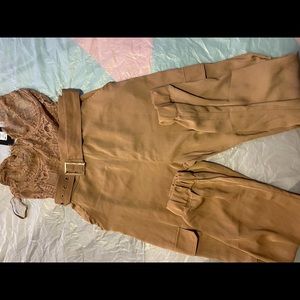 Kora Lace Jumpsuit From Fashion Nova